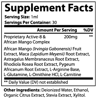 weight loss drops  1 oz